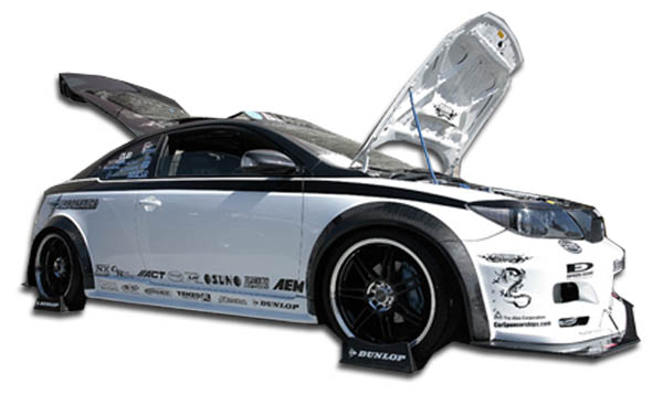 2005-2010 Scion tC Duraflex Touring Wide Body Side Skirts Rocker Panels - 2 Piec