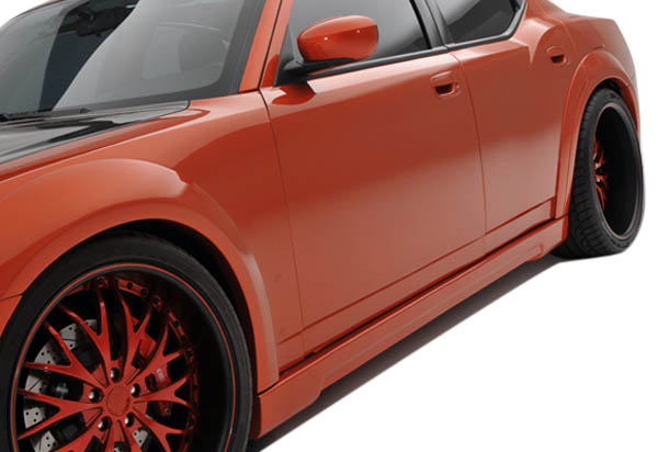 2006-2010 Dodge Charger Couture Polyurethane Luxe Wide Body Side Skirts Rocker P
