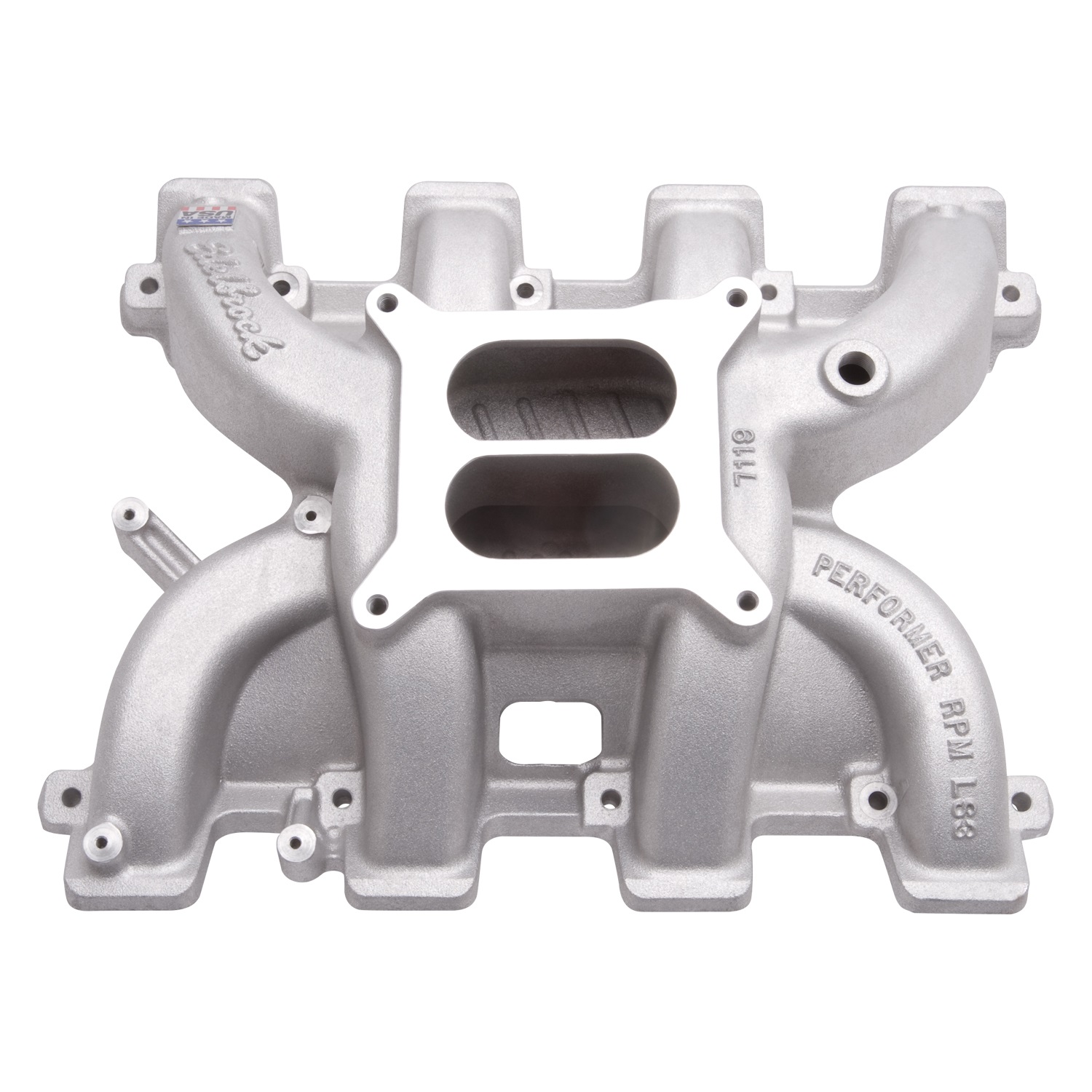 Edelbrock Manifold, Performer RPM, GM, LS3, Carbureted, 4150 Series Flange, Part# 71197