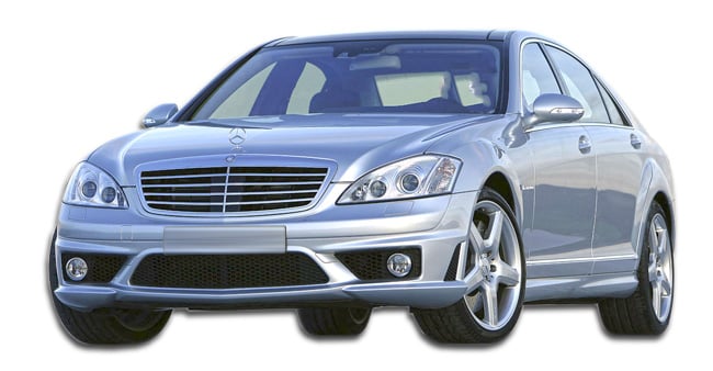 2007-2009 Mercedes S Class W221 Duraflex S65 Look Body Kit - 4 Piece - Includes