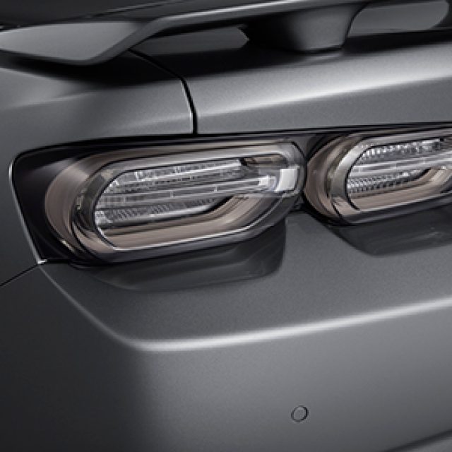 2016-2019 Camaro Darkened Tail Lights, Pair - GM OEM part 84031130, 84725133