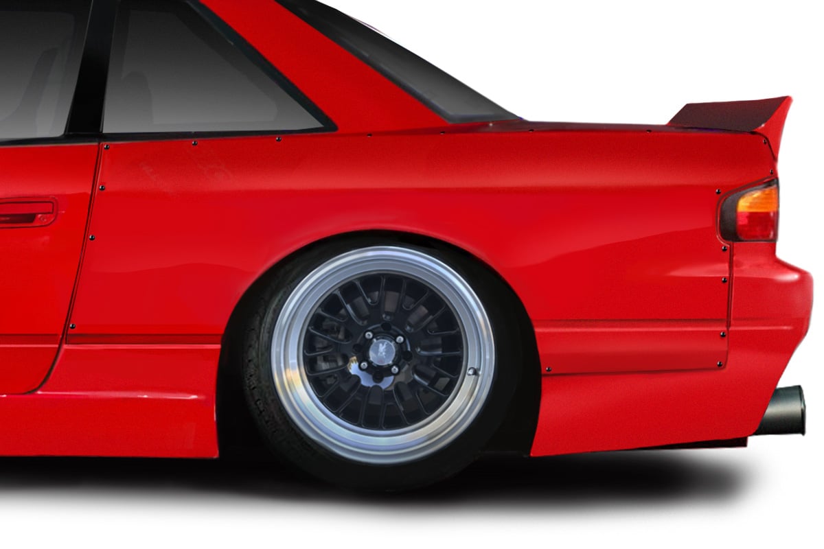 1989-1994 Nissan 240SX S13 2DR Duraflex M-1 Sport Rear Fender Flares (+30mm) - 3