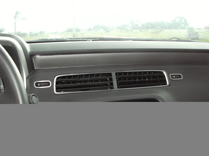 2010-2015 Camaro A/C Vent Trim Satin Center Kit 3pc, Fits all 2010-2015 Coupe and Convertible