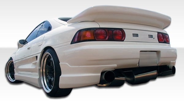1991-1995 Toyota MR2 Duraflex Type B Rear Add Ons Spat Bumper Extensions - 2 Pie