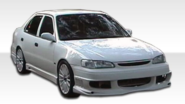 1998-2000 Toyota Corolla Duraflex Bomber Front Bumper Cover - 1 Piece 1998-2000 Toyota Corolla Duraflex Bomber Front Bumper Cover - 1 Piece