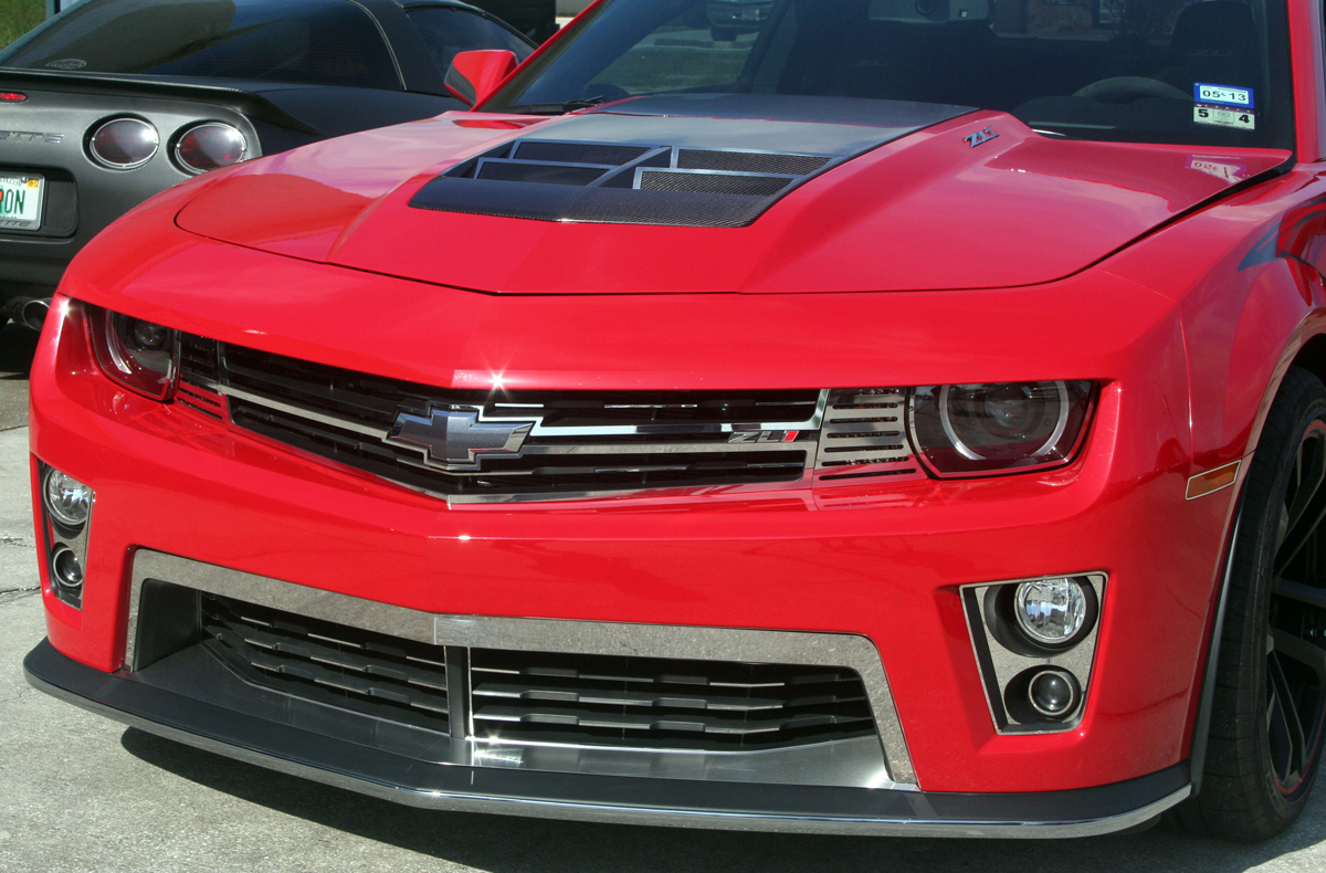 Camaro ZL1 ONLY Lip Spoiler Trim Chrome Vinyl ZL1
