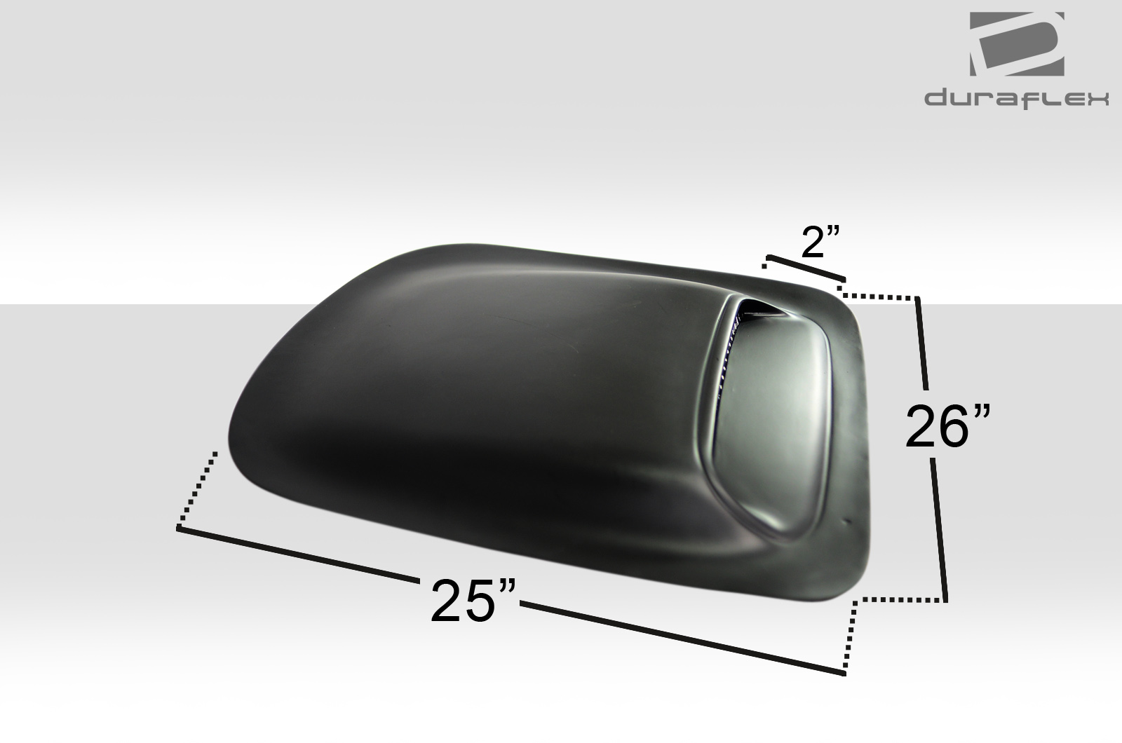 Universal Duraflex Hood / Roof Scoop Type 2 1 Piece