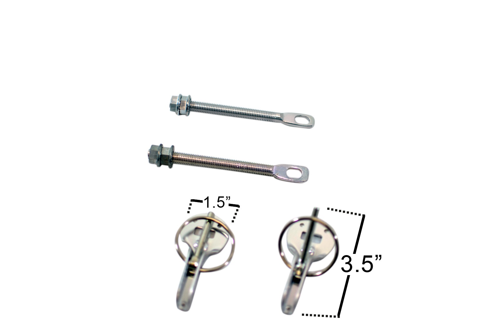 Universal Hood Pins 4 Piece