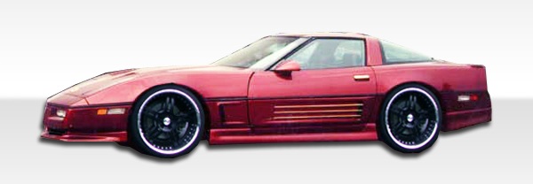 1984-1996 Chevrolet Corvette C4 Duraflex GTO Side Skirts Rocker Panels - 2 Piece