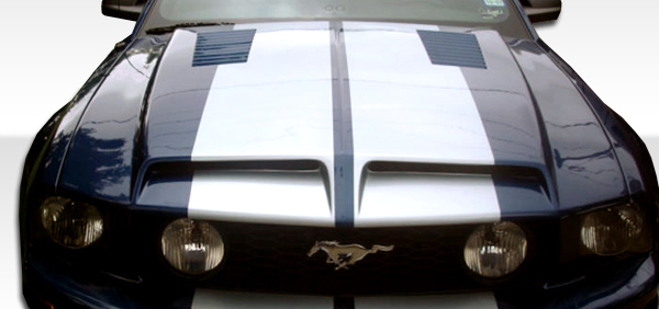 2005-2009 Ford Mustang Duraflex GT500 Hood - 1 Piece