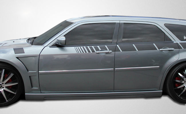 2005-2010 Dodge Magnum Chrysler 300 300C Couture Polyurethane Luxe Side Skirts R