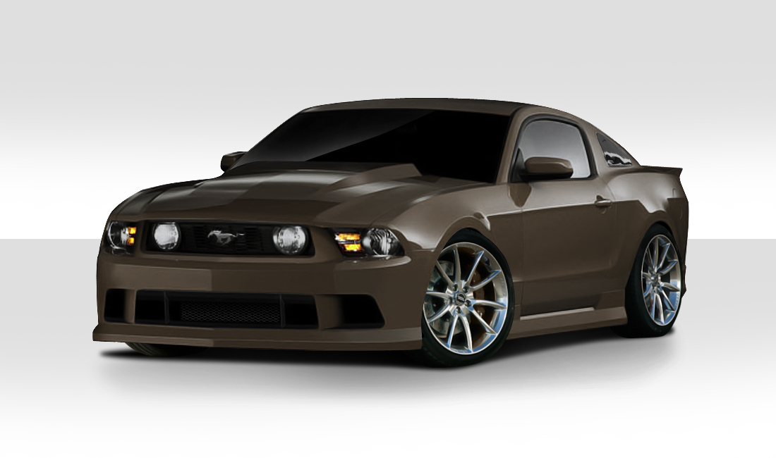 2010-2012 Ford Mustang Duraflex Circuit Body Kit - 4 Piece - Includes Circuit Fr