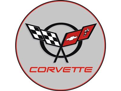 C5 Corvette Gray Wall / Floor Graphic - 21" Size