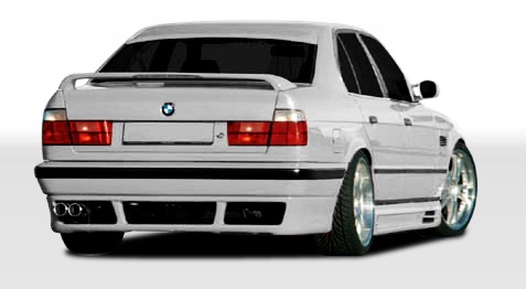 1989-1995 BMW 5 Series E34 4DR Duraflex SR-S Rear Lip Under Spoiler Air Dam - 1 1989-1995 BMW 5 Series E34 4DR Duraflex SR-S Rear Lip Under Spoiler Air Dam - 1