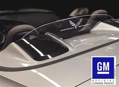 C7 Corvette 14-19 Convertible Wind Restrictor / Deflector with C7 Grand Sport Logo