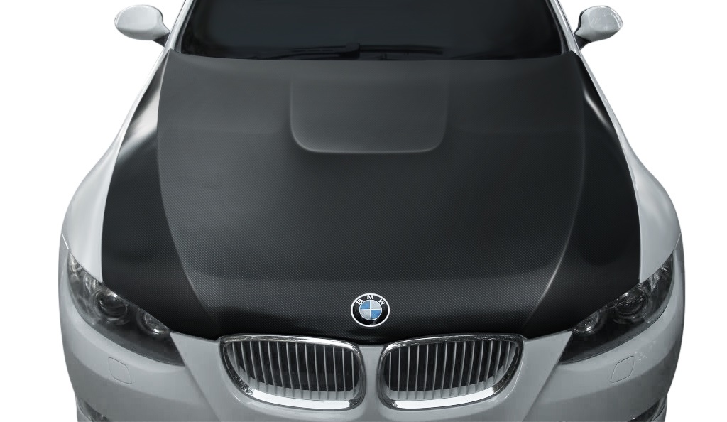 2007-2010 BMW 3 Series E92 2dr E93 Convertible Carbon AF-2 Hood ( CFP ) - 1 Piec