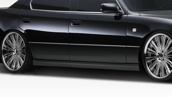 1995-2000 Lexus LS Series LS400 Duraflex VIP Design Side Skirts Rocker Panels -