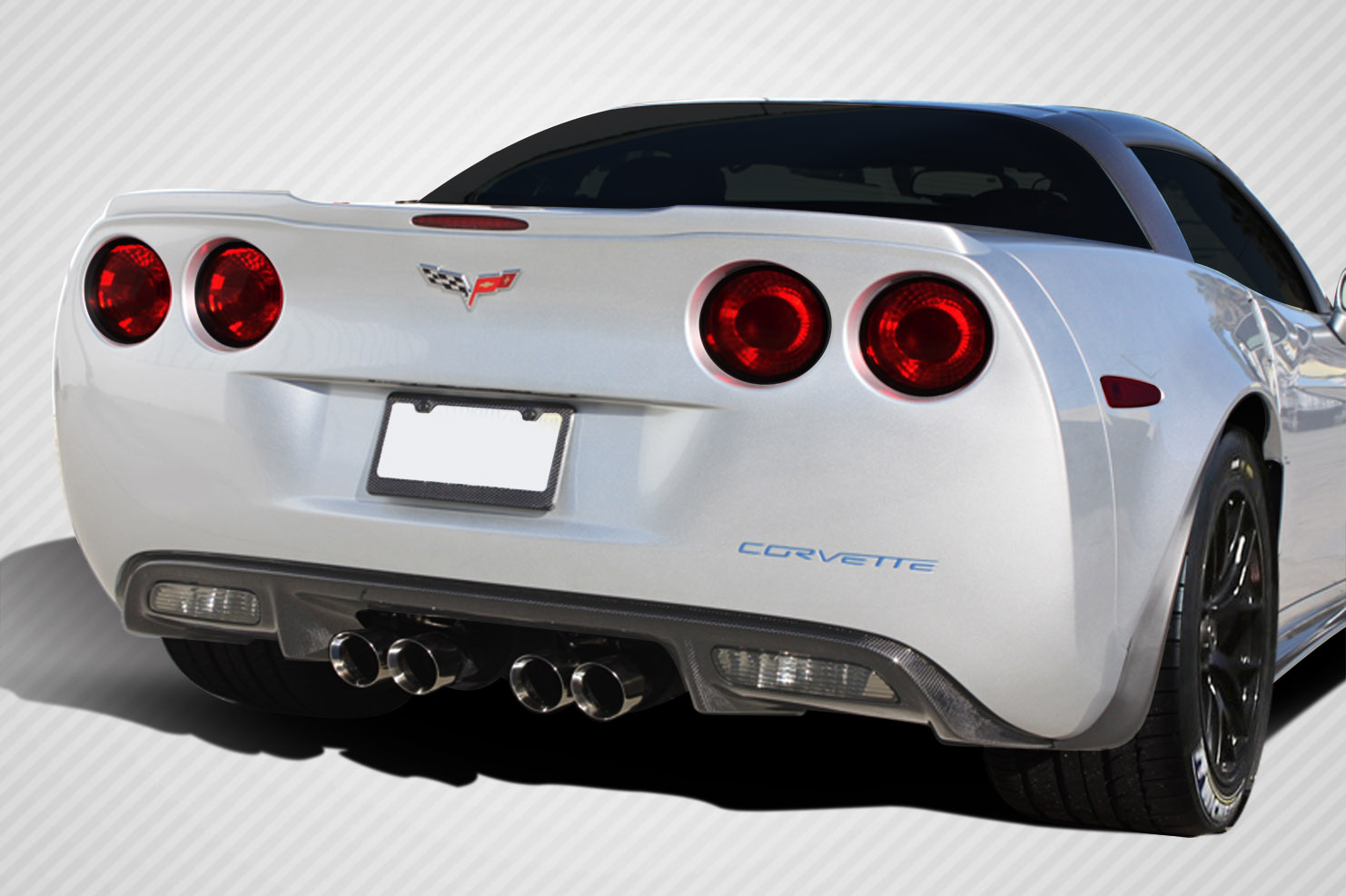 2005-2013 Chevrolet Corvette C6 Carbon Creations ZR Edition Rear Diffuser - 1 Pi