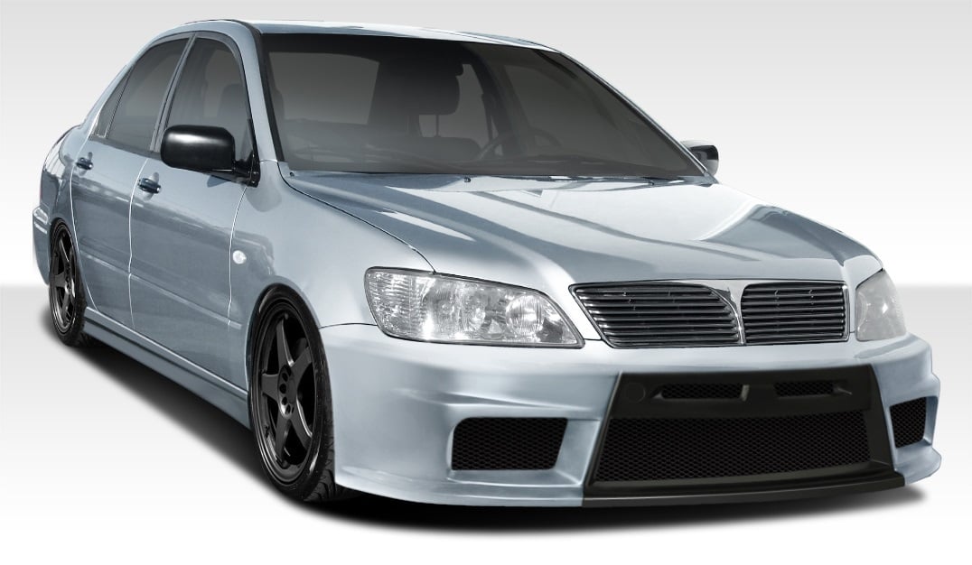 2002-2003 Mitsubishi Lancer Duraflex Evo X Look Body Kit - 4 Piece - Includes Ev