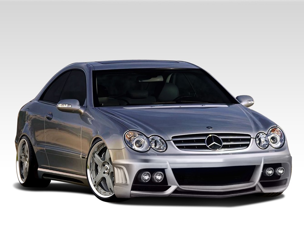 2003-2009 Mercedes CLK W209 Duraflex W-1 Body Kit - 6 Piece - Includes W-1 Front 2003-2009 Mercedes CLK W209 Duraflex W-1 Body Kit - 6 Piece - Includes W-1 Front