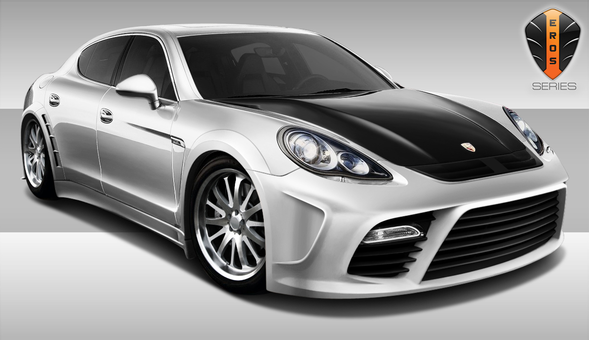 2010-2013 Porsche Panamera Eros Version 4 Wide Body Kit - 10 Piece - Includes Er