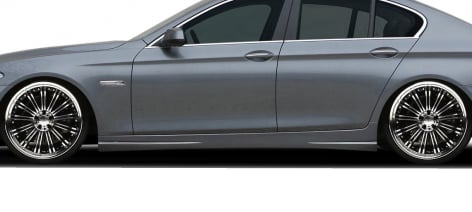 2011-2016 BMW 5 Series F10 4DR Urethane AF-3 Side Skirts ( PUR-RIM ) - 2 Piece (