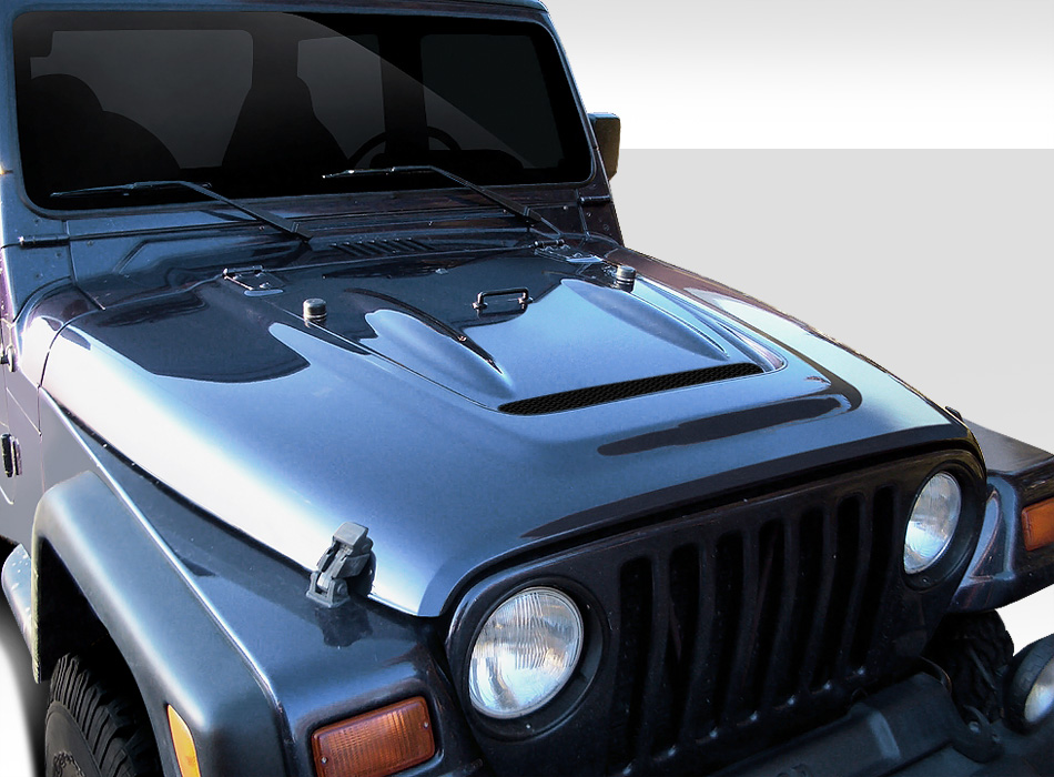 1997-2006 Jeep Wrangler Duraflex Heat Reduction Hood (must be used with highline 1997-2006 Jeep Wrangler Duraflex Heat Reduction Hood (must be used with highline