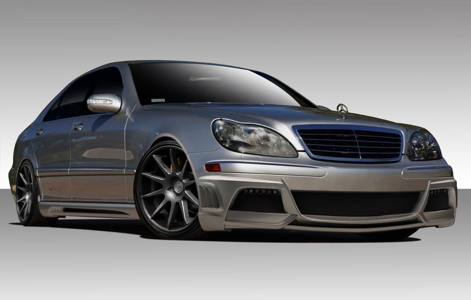 2003-2006 Mercedes S Class W220 Duraflex W-3 Body Kit - 4 Piece - Includes W-3 F