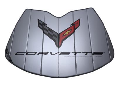 2020-2024 C8 Corvette Insulated Windshield Sunshade With C8 Logo