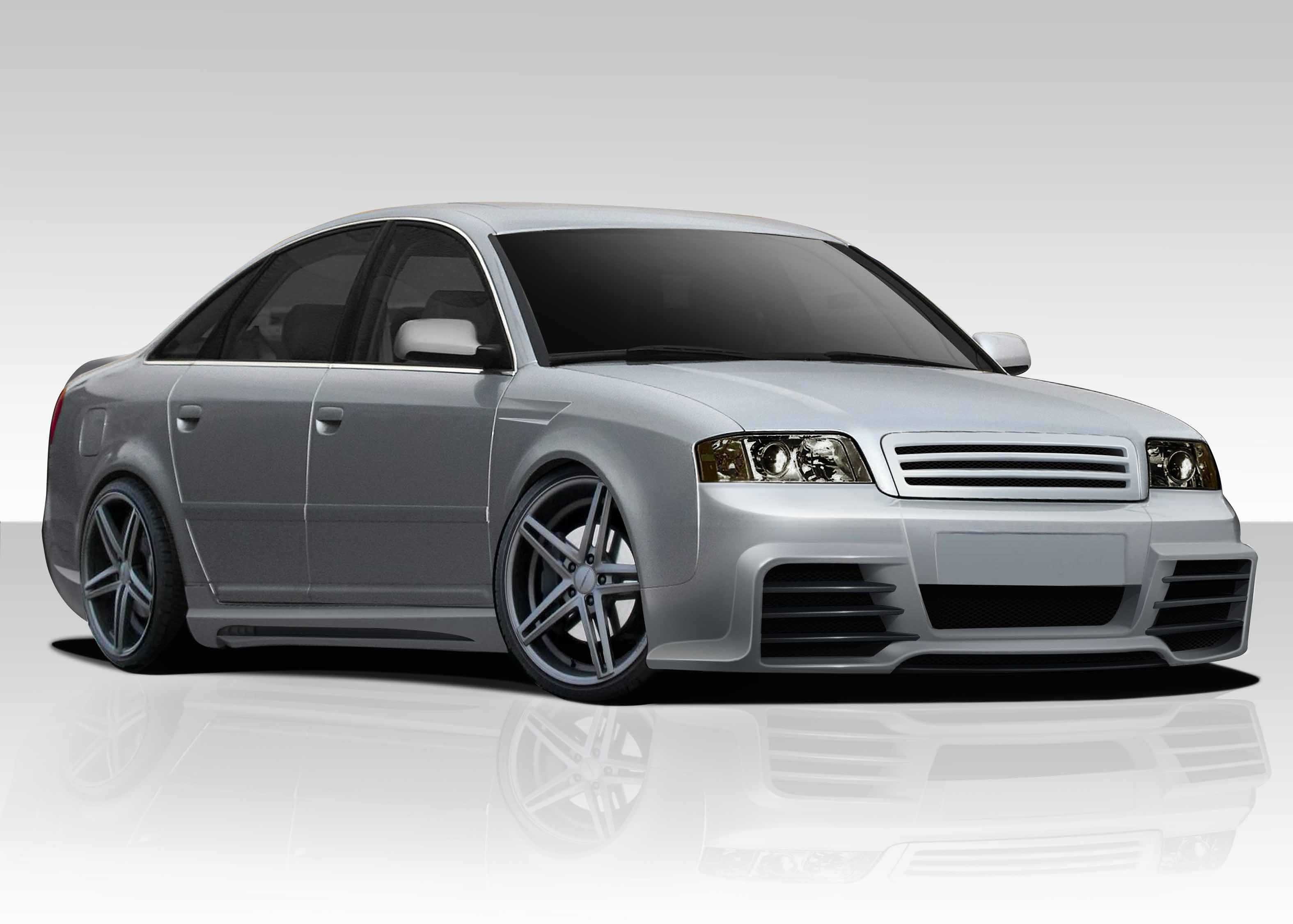 1998-2004 Audi A6 C5 Duraflex CT-R Body Kit - 4 Piece - Includes CT-R Front Bump