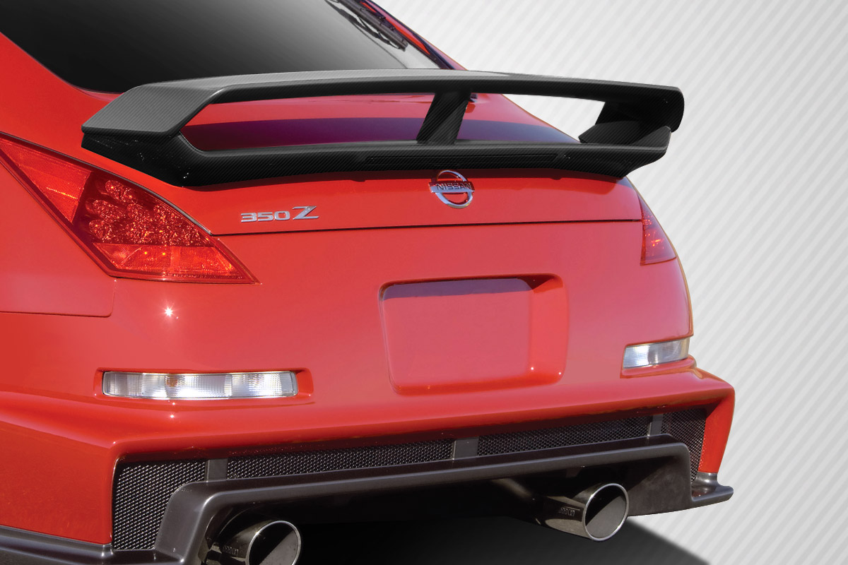 2003-2008 Nissan 350Z Z33 2DR Coupe Carbon Creations N-3 Trunk Wing Spoiler - 1