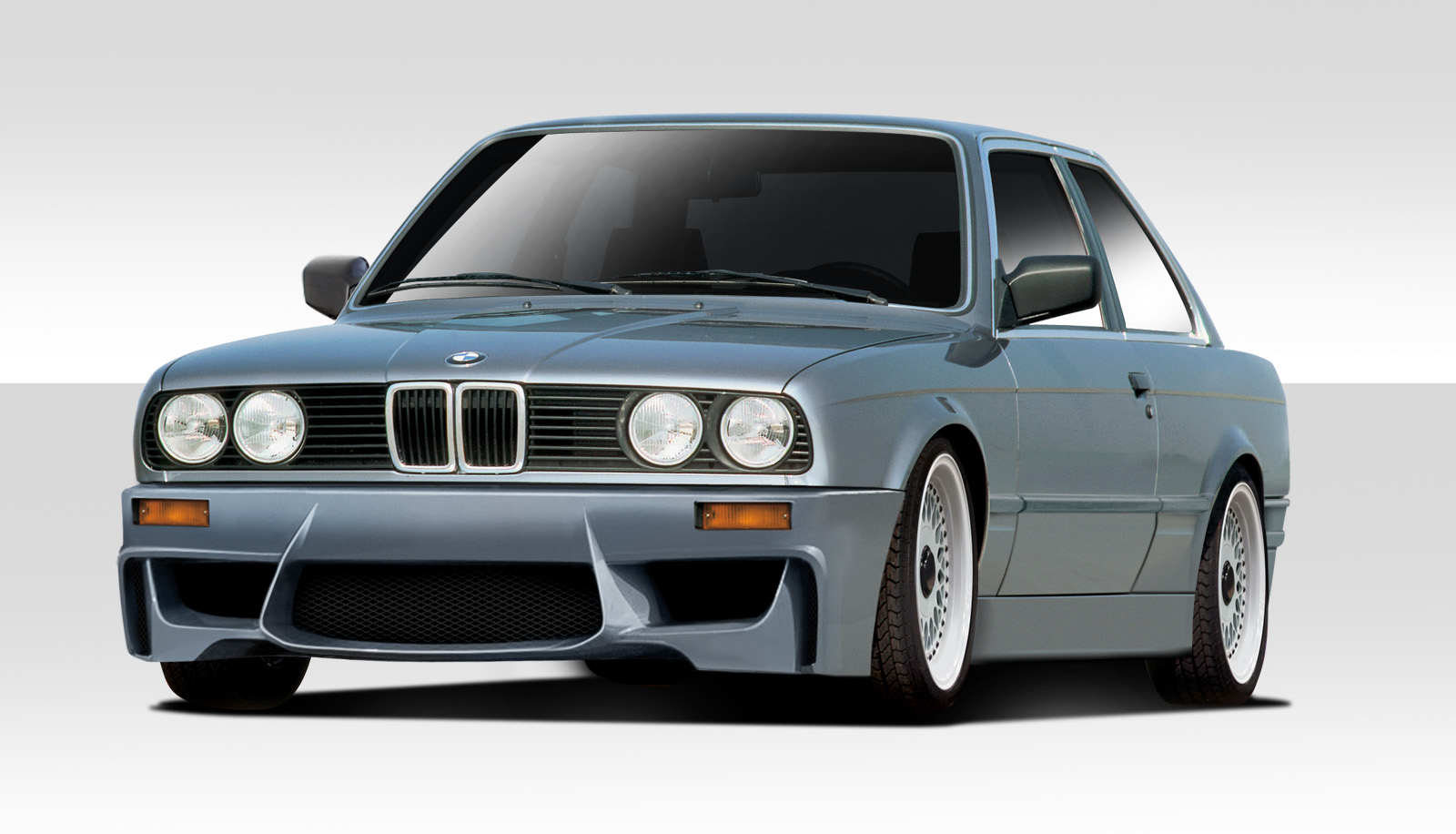 1984-1991 BMW 3 Series E30 Duraflex 1M Look Body Kit - 4 Piece - Includes 1M Loo