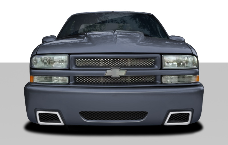 1994-2004 Chevrolet S10 1995-2004 Blazer Duraflex SS Look Front Bumper Cover - 1