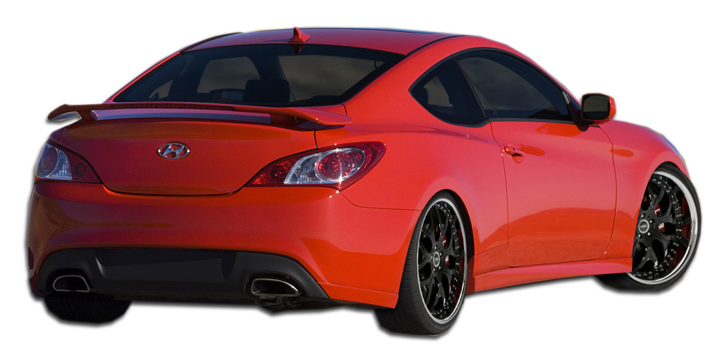 2010-2016 Hyundai Genesis Coupe 2DR Polyurethane K-Design Rear Add Ons Spat Bump