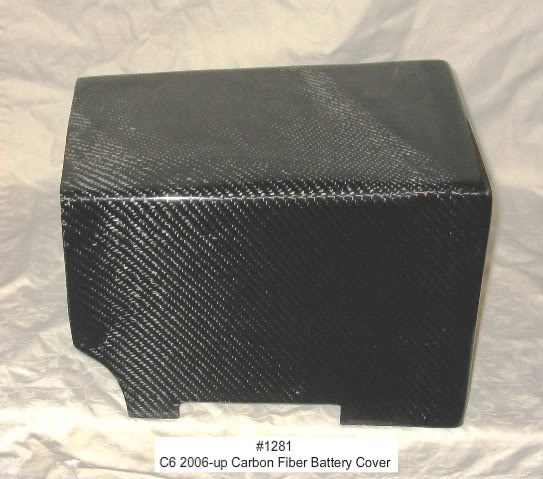 C6 Corvette (06 -13) Custom Made Battery Cover, Hydrocarboned Finishes