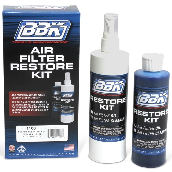 BBK Cold Air Filter Restore Cleaner And Re-Oil Kit