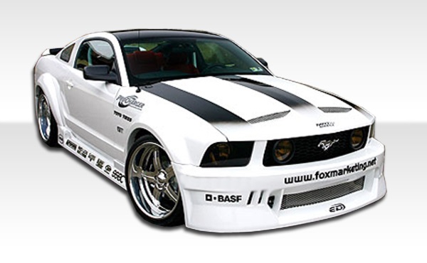 2005-2009 Ford Mustang Duraflex Circuit Wide Body Kit - 8 Piece - Includes Circu