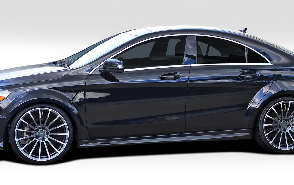 2014-2015 Mercedes CLA Class Duraflex Black Series Look Wide Body Side Skirt Roc 2014-2015 Mercedes CLA Class Duraflex Black Series Look Wide Body Side Skirt Roc