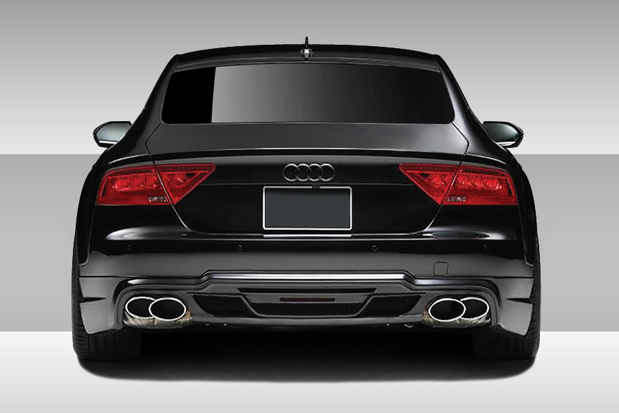 2012-2015 Audi A7 C7 Eros Version 1 Rear Lip Under Air Dam Spoiler - 1 Piece 2012-2015 Audi A7 C7 Eros Version 1 Rear Lip Under Air Dam Spoiler - 1 Piece