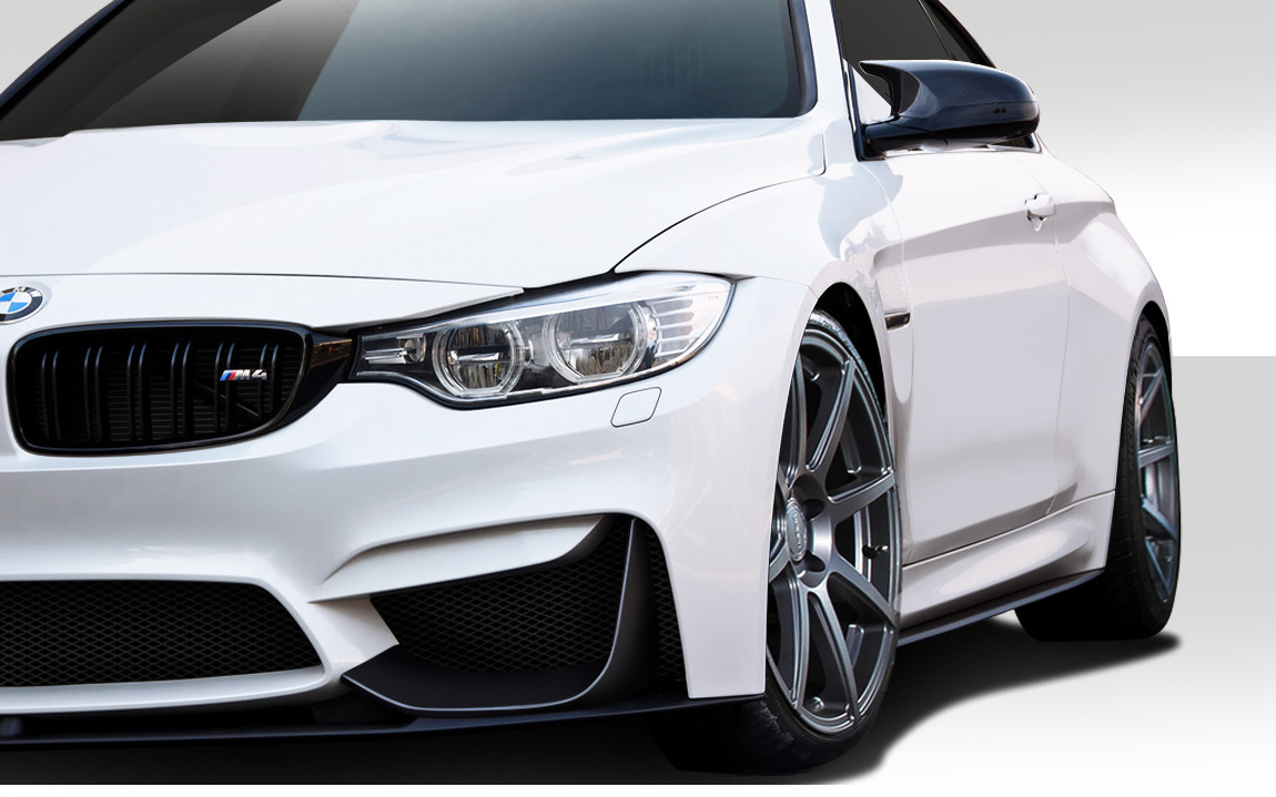 2014-2018 BMW M3 F80 2014-2020 M4 F82 F83 Duraflex M Performance Look Front Add