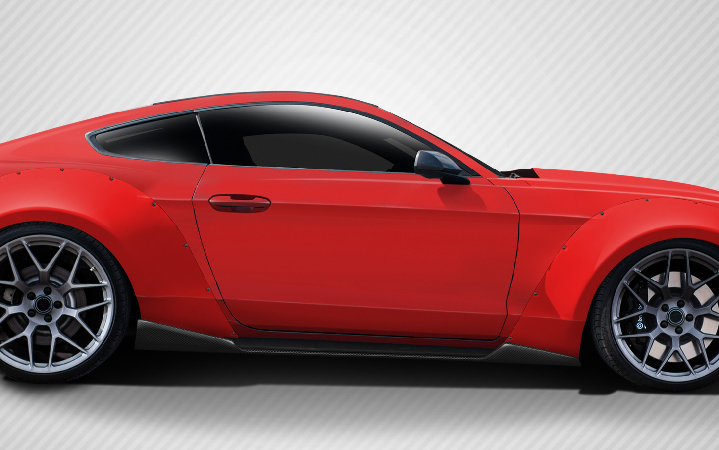 2015-2020 Ford Mustang Carbon Creations Grid Side Skirts Rocker Panels