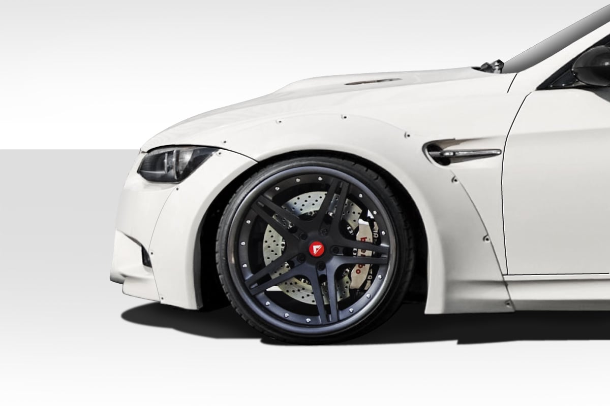 2008-2013 BMW M3 E92 E93 Duraflex Circuit Wide Body Front Fender Flares - 4 Piec