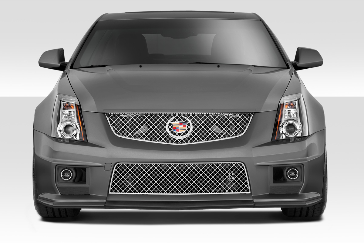 3 Piece Extreme Dimensions Duraflex Replacement for 2009-2014 Cadillac CTS-V G2 Front Splitter 