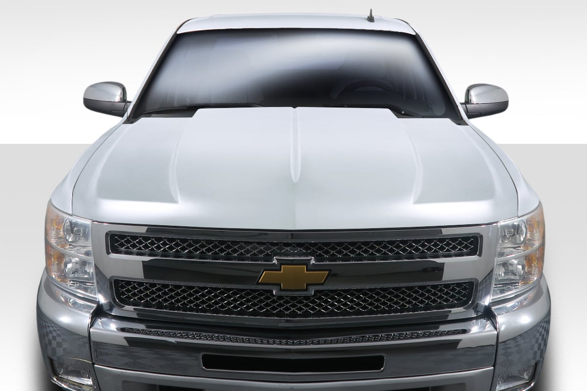 2007-2013 Chevrolet Silverado Duraflex Cowl Hood - 1 Piece