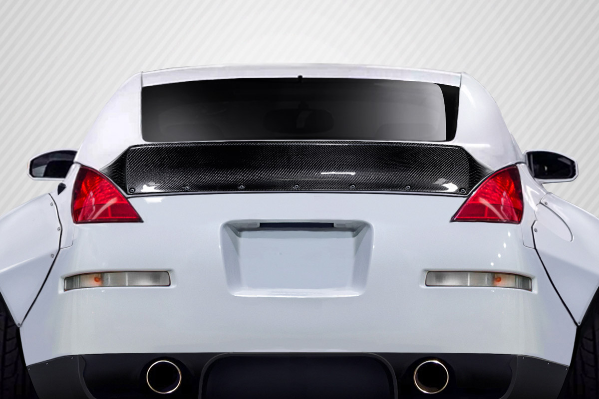 2003-2008 Nissan 350Z Z33 2DR Coupe Carbon Creations RBS Rear Wing Spoiler - 1 P
