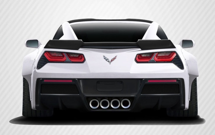 2014-2019 Chevrolet Corvette C7 Carbon Creations DriTech Gran Veloce Rear Diffus