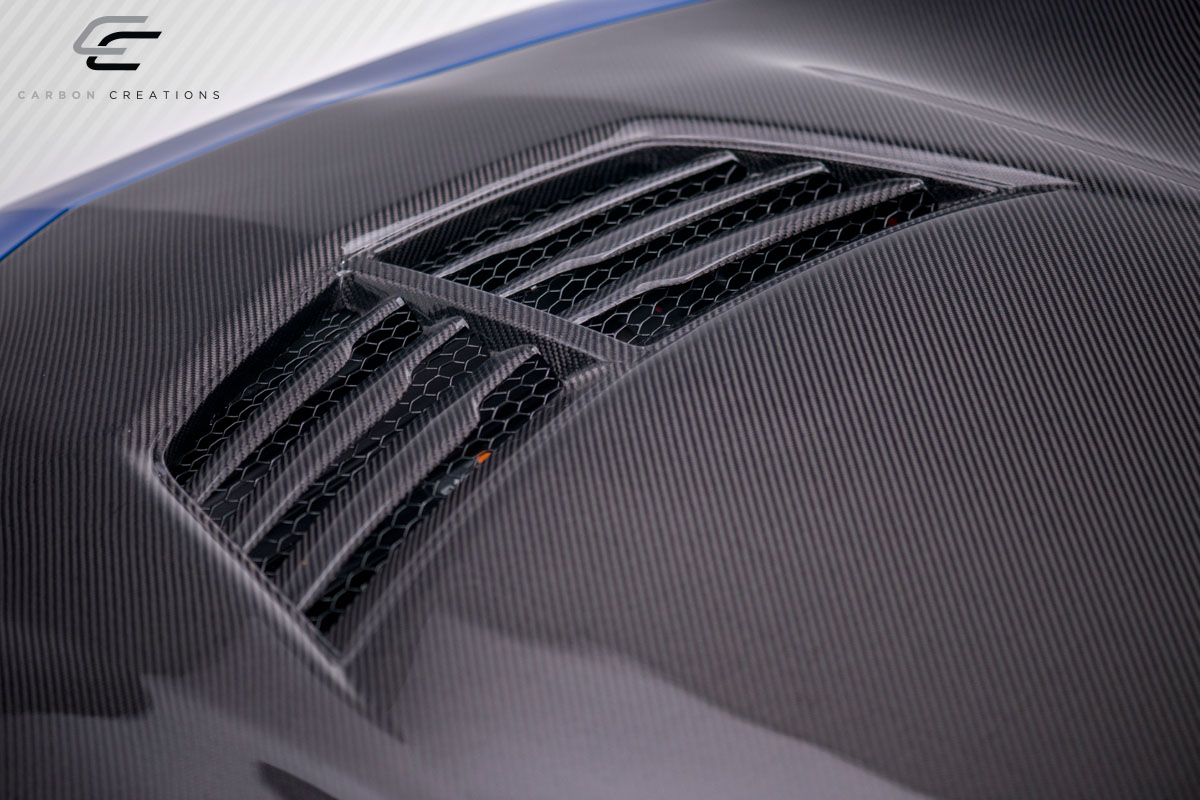2016-2021 Chevrolet Camaro Carbon Creations DriTech Grid Hood - 1 Piec.