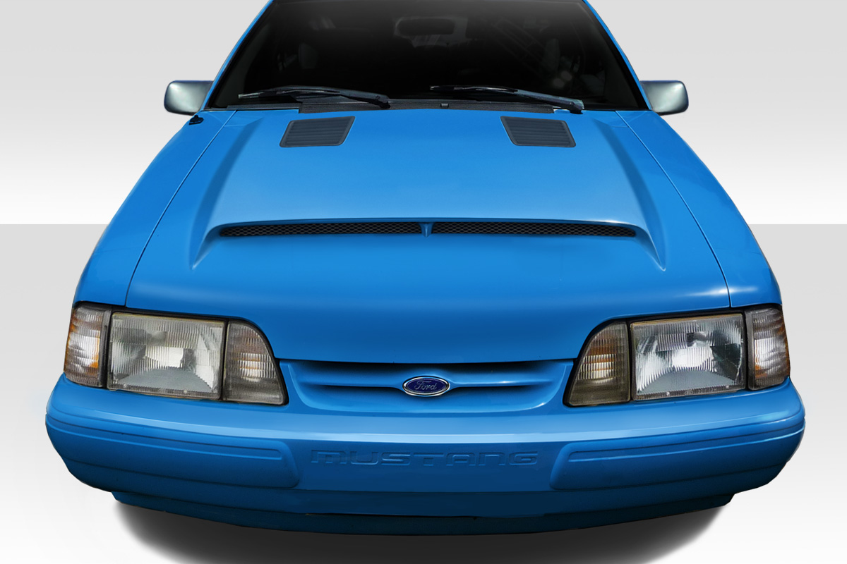 1987-1993 Ford Mustang Duraflex GT500 Hood - 1 Piece