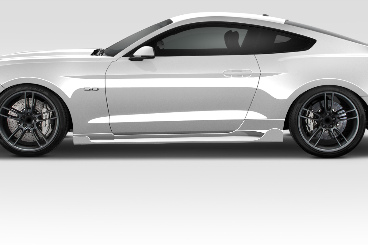 2015-2023 Ford Mustang Duraflex Racer Side Skirts - 2 Piece (S)