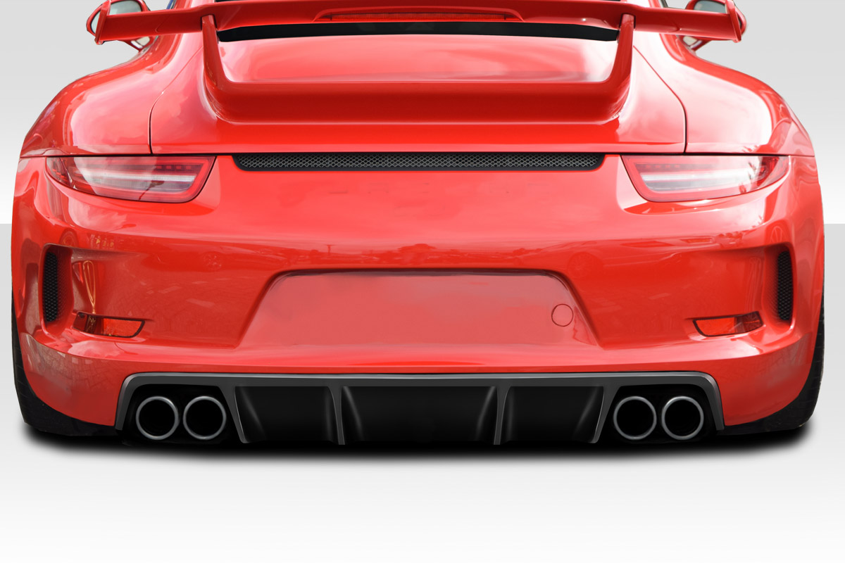 2012-2015 Porsche 911 Carrera 991 Eros GT3 Look Rear Bumper ( includes reflector